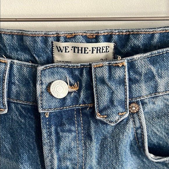 free people CRVY High-Rise Straight Jeans - Picture 4 of 14